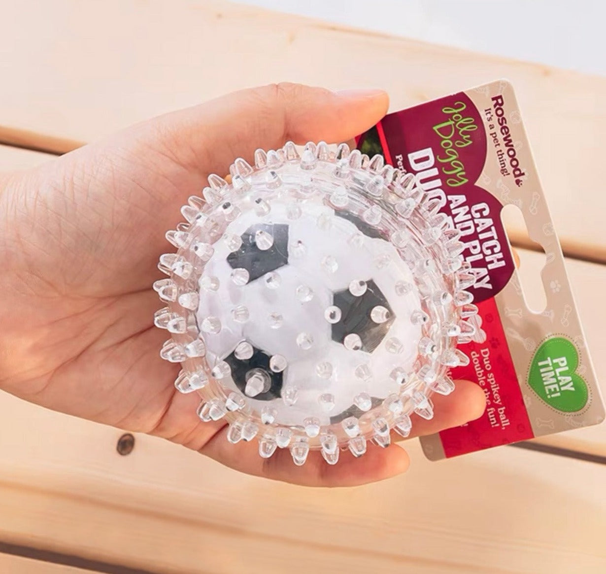 Rosewood Jolly Doggy Ball, Catch Play, Football – Joy Paw